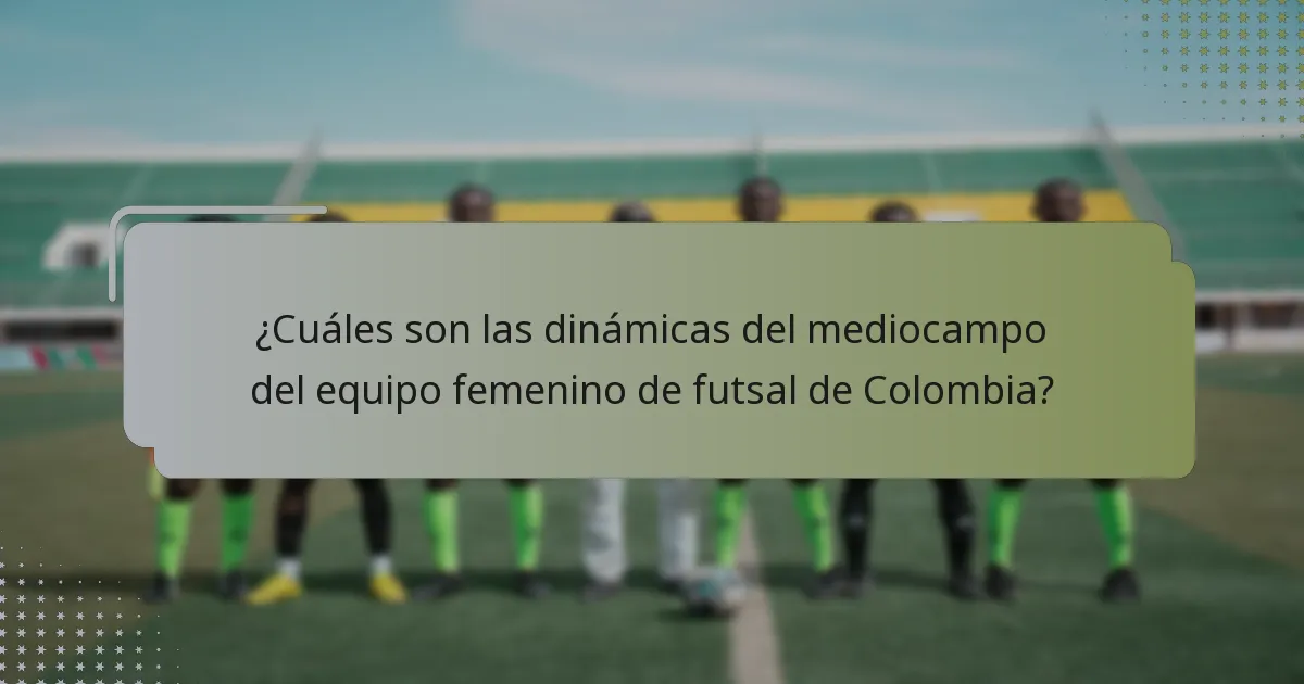 ¿Qué oportunidades de gol crea el equipo femenino de futsal de Colombia?