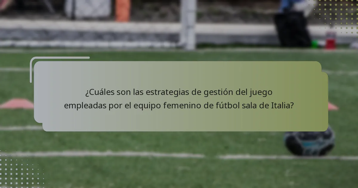 ¿Cómo se compara el control del mediocampo del equipo femenino de fútbol sala de Italia con otros equipos?